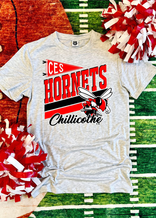 Chillicothe PTO Hornet Pennant Tee Shirt (SPIRIT1101-SUB-TEE)