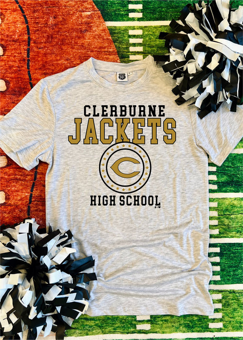 Cleburne Cheer - Allstar Cleburne Jackets Tee Shirt (SPIRIT1113-SUB-TEE)