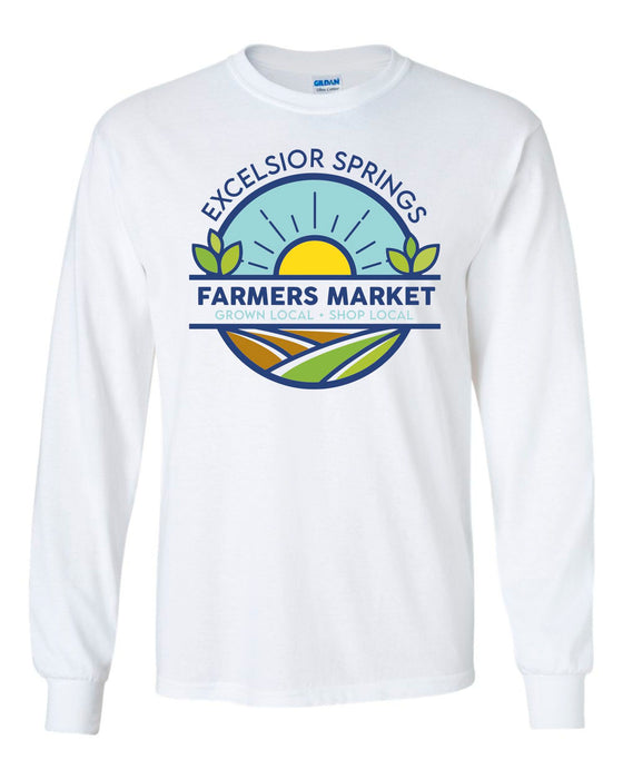 ES Farmer's Market - White Long Sleeve Front Only (ESFM1023-DTG-LST)