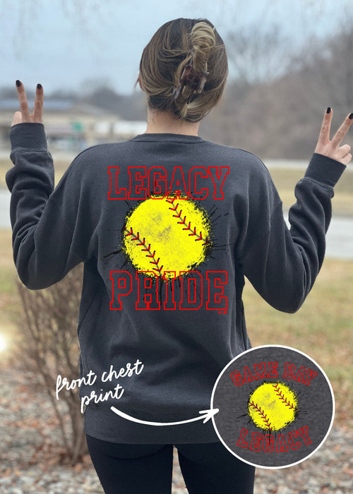 Legacy Softball - Legacy Pride Crew Sweatshirt (SOFTBALL1033-DTF-SS)